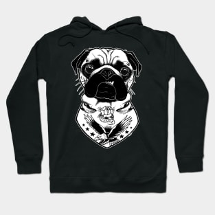 Tattooed Pug Hoodie